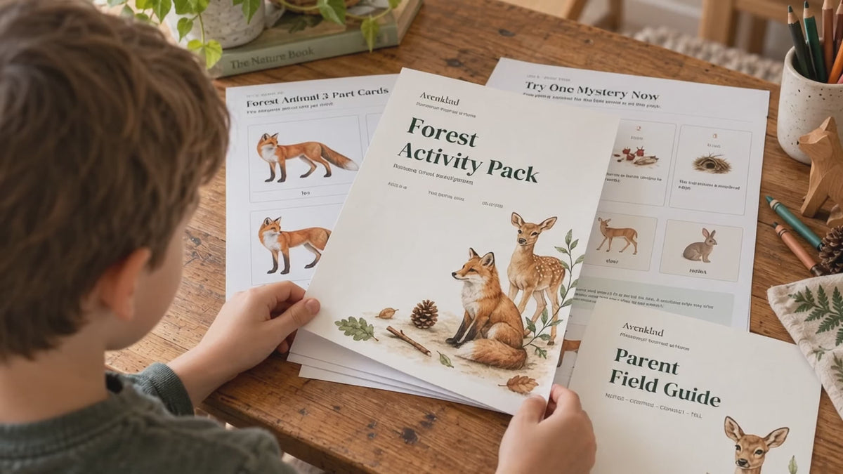 Forest Activity Pack for Ages 3–6 | Montessori-Inspired